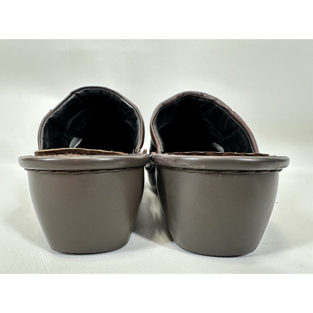 Naot Mule Shoes Womens Israel Madras Brown Embroidered Leather Size 40 9‎ US - Picture 4 of 9